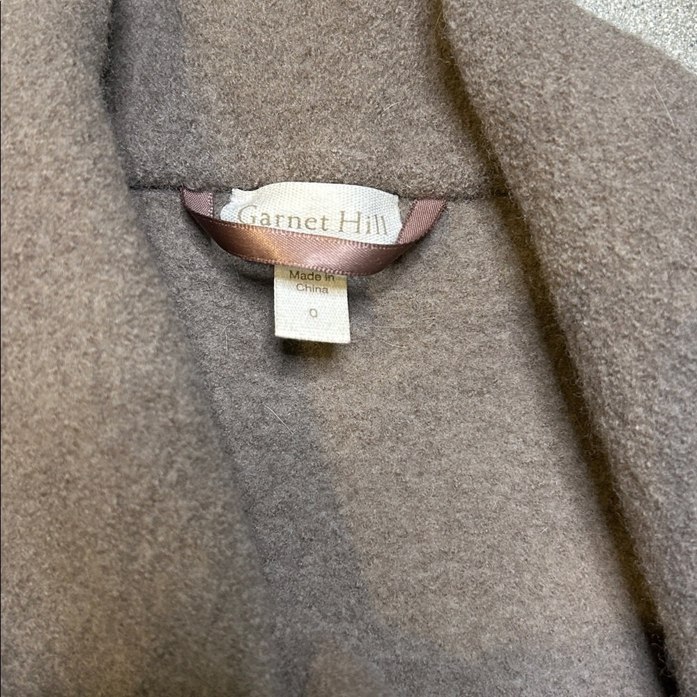 Garnet Hill Gray Women's Cape Jacket - Picture 3 of 11